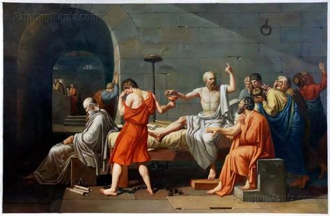  The Death of Socrates - Uma Reflexão sobre a Beleza do Martyrio e a Persistência da Verdade!